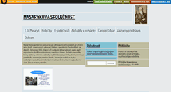 Desktop Screenshot of masarykovaspolecnost.cz